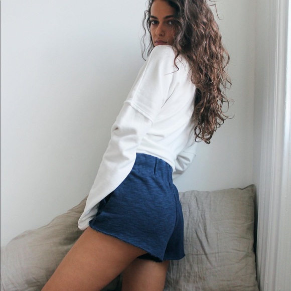 Free People Pants - NWOT Free People Road Trip Shorts in Navy